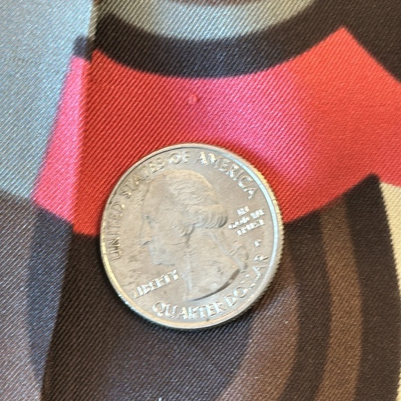 Boden Abstract Floral Silk Mini Skirt with Pleats in Pink/Gray/Brown Size 8‎ - Picture 8 of 9